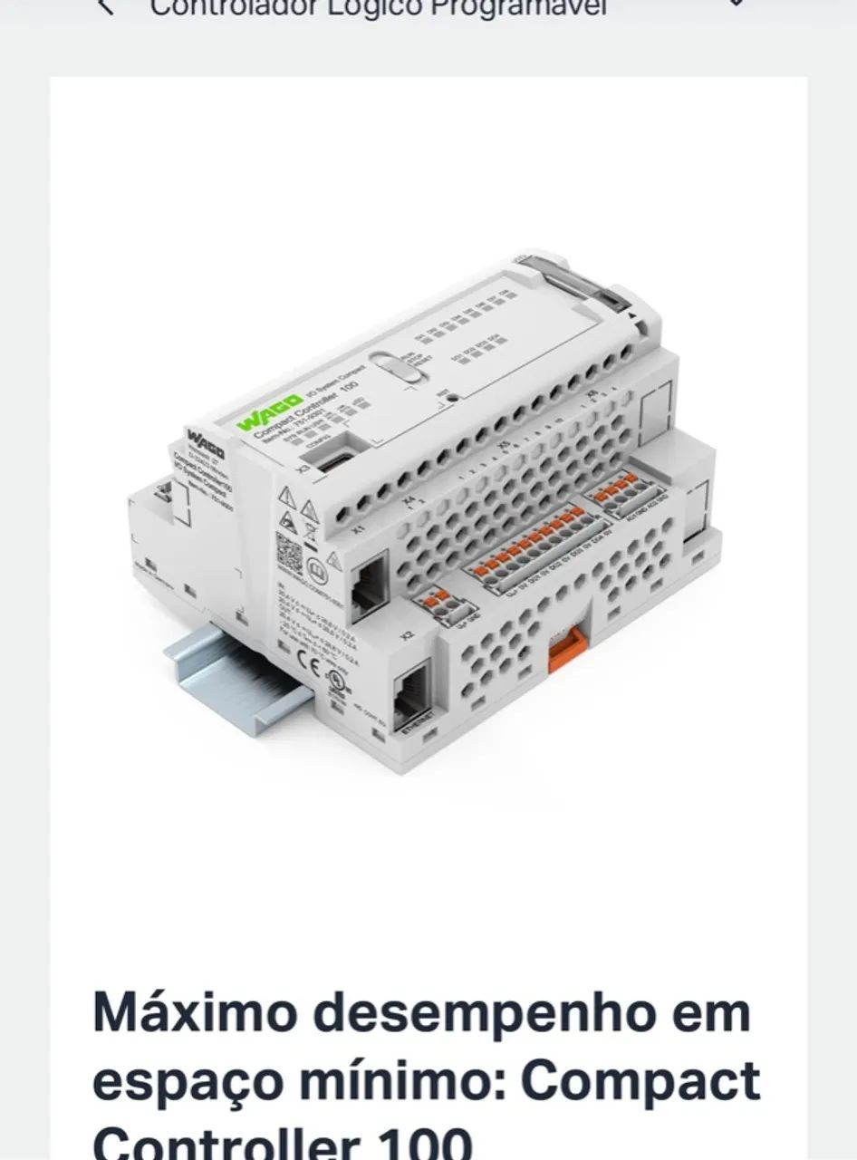 Controlador compact 100 Wago
