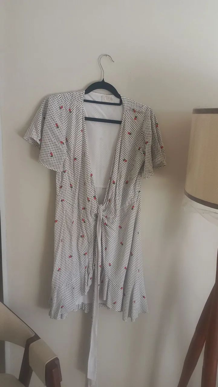 Vestido estampado detalhes  - Foto 3