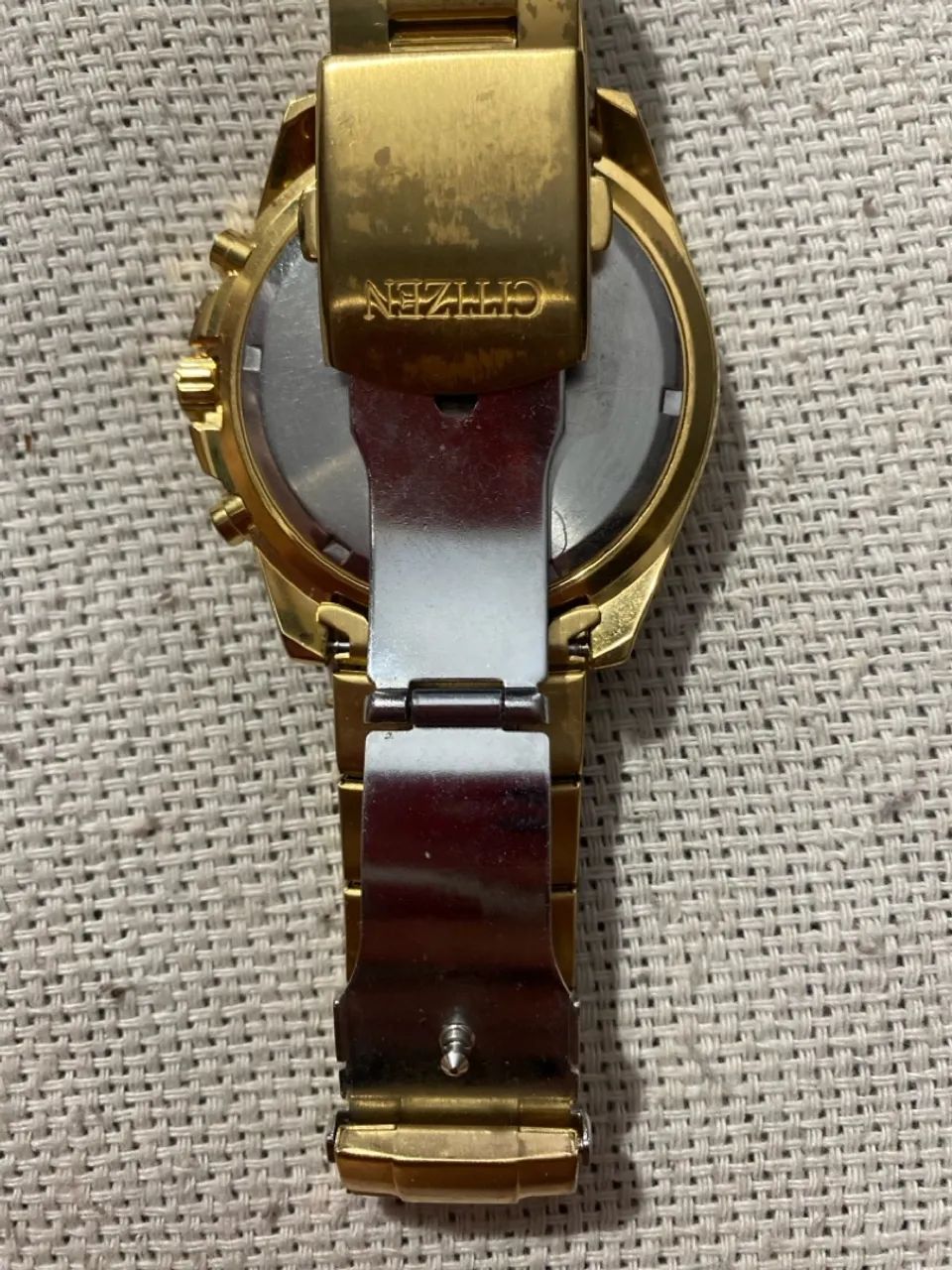 Relógio Citizen Chronograph Dourado - Foto 3