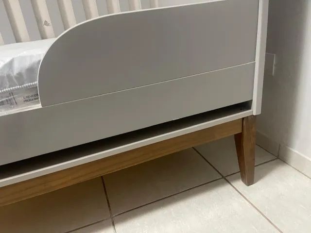 Berço Cinza - Matic - Foto 2