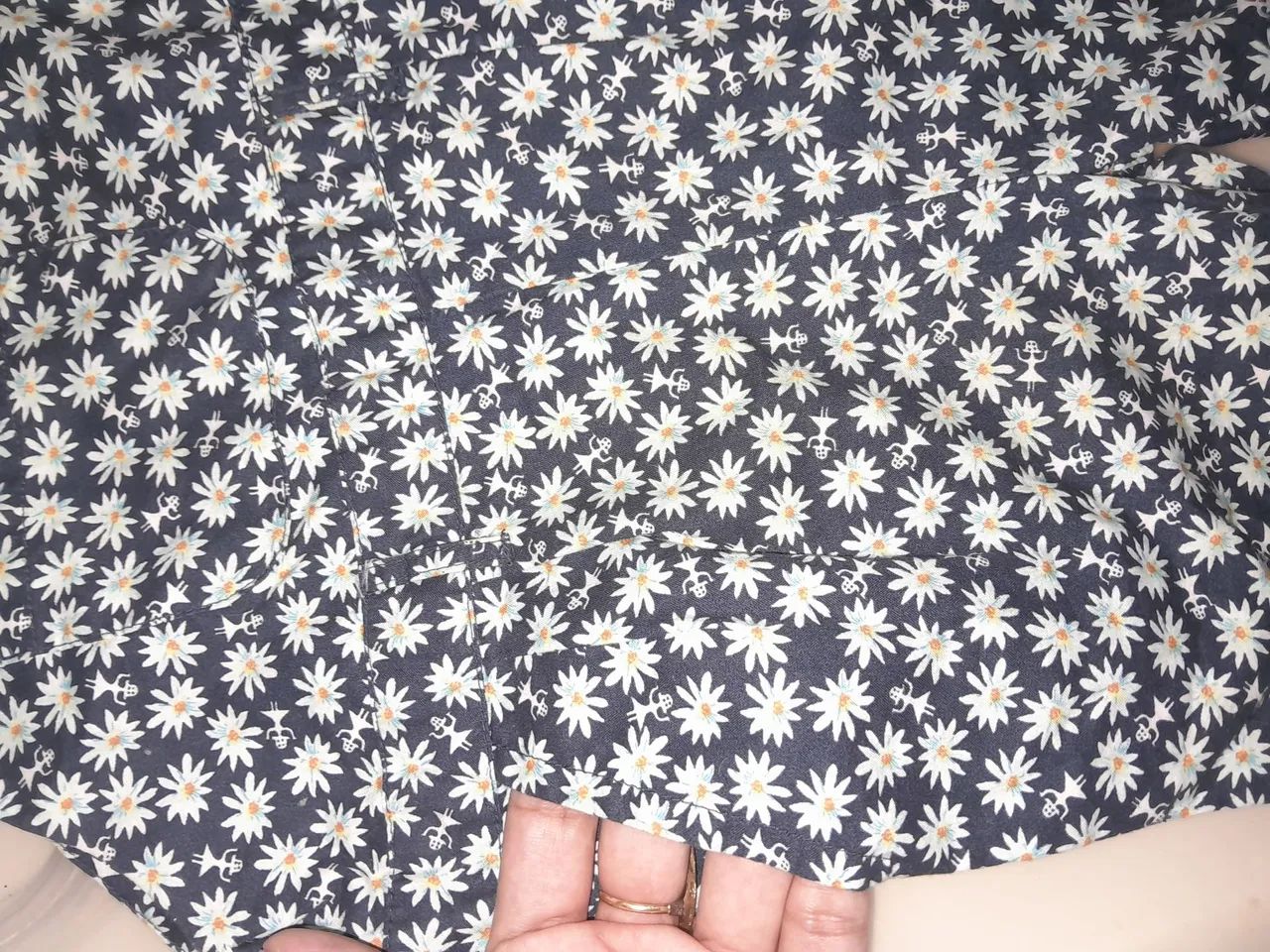 Jardineira margaridas da Isabella capeto tamanho 9/12 meses - Foto 2