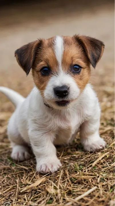 Uma graciosa Jack Russel 