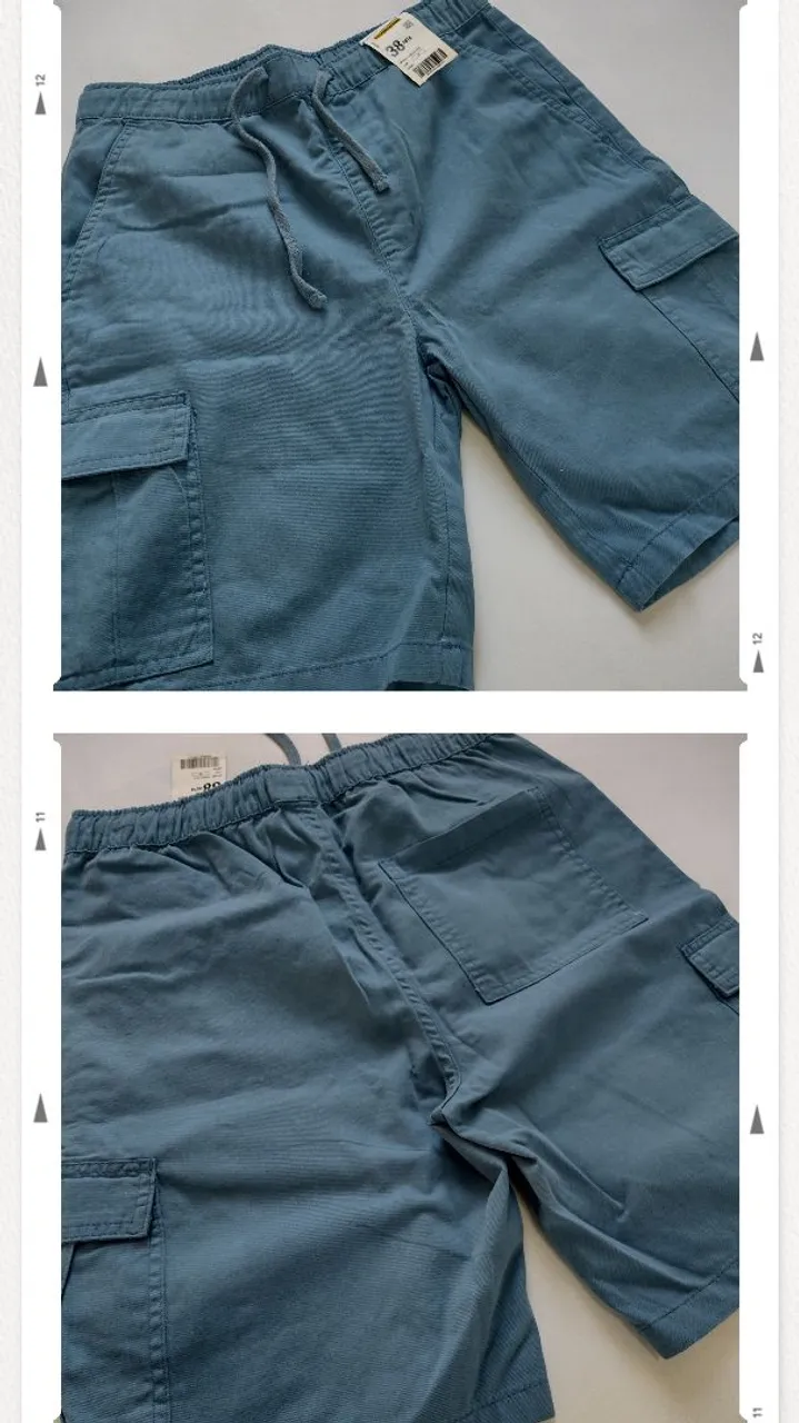 Shorts Cargo Azul - Novo com etiqueta
