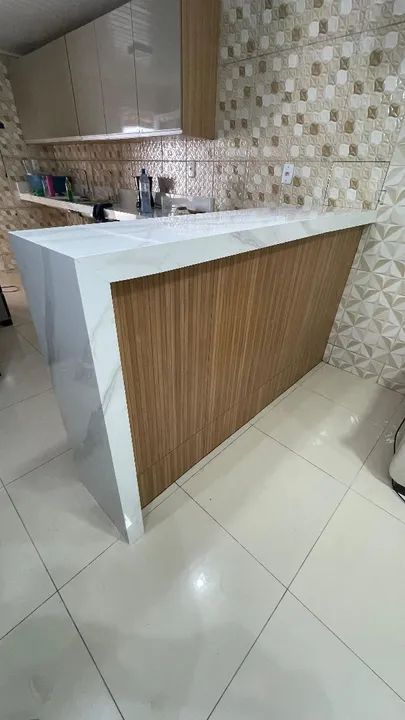 Pias, bancadas, nichos, lavatórios esculpidos no porcelanato  - Foto 6