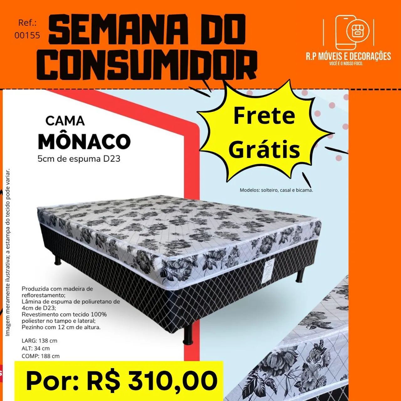 Cama Mônaco Casal