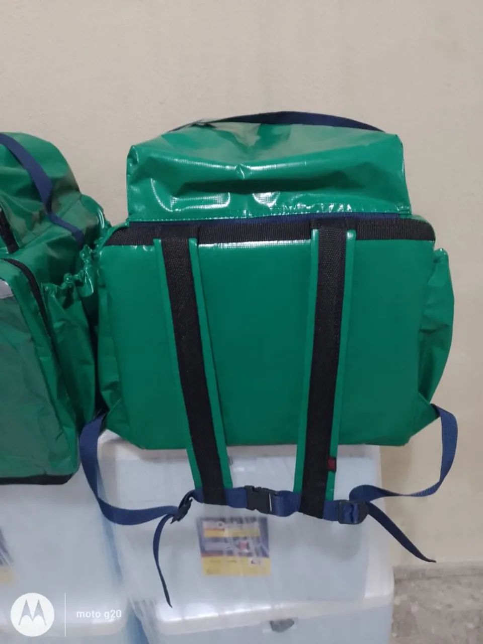 Bag bolsa mochila  transporte delivery entregador de pizza - Foto 5