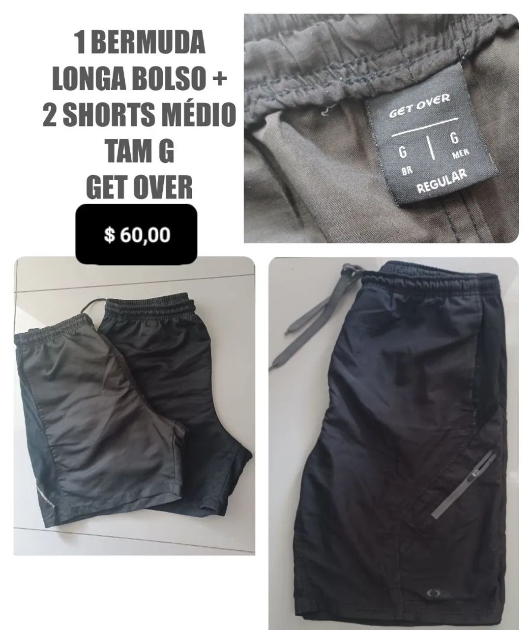 Bermuda Body Glove Importada Nova e outras  - Foto 4