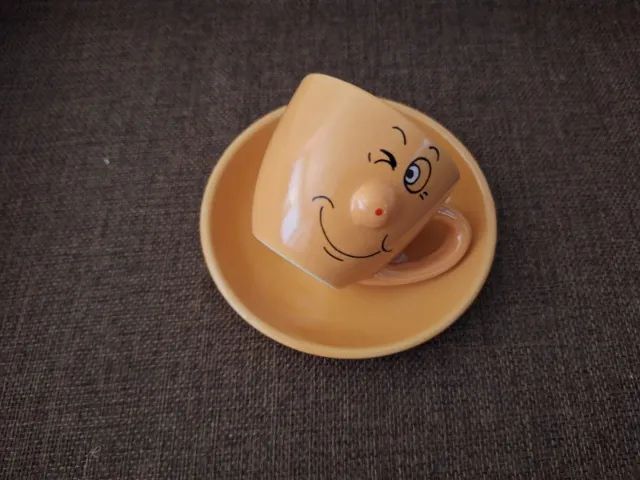 Jogo com 5 Xícaras de Café Divertidas com Rosto - Foto 2