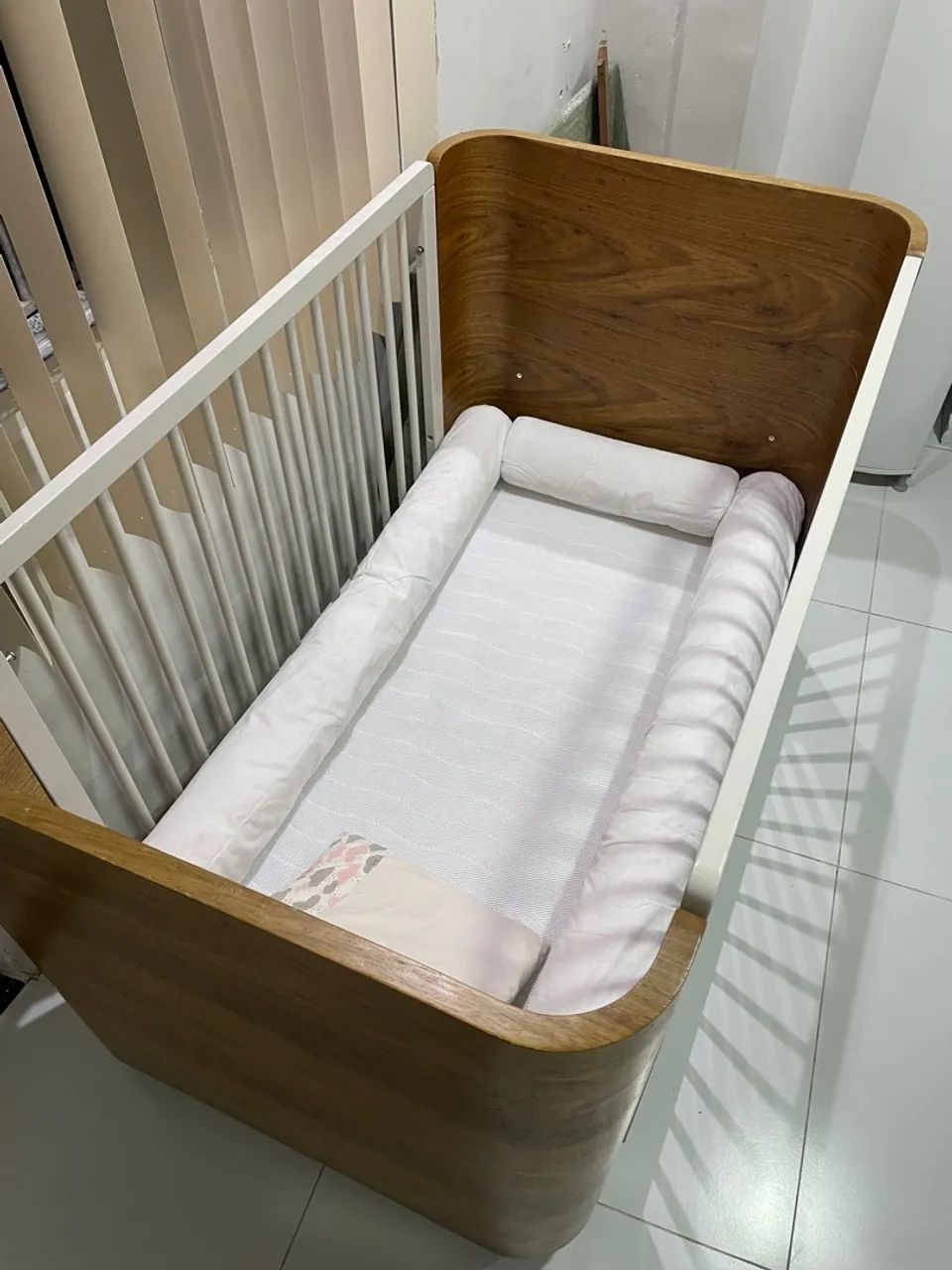 Berço Mini Cama Pé de Meia Madeira Freijó - Foto 2