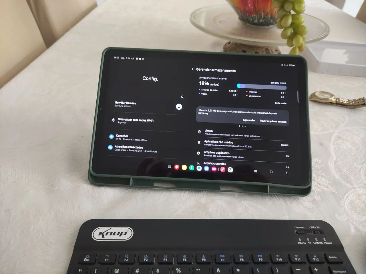 TAB S6 LITE 128gb - aceito trocas - Foto 4