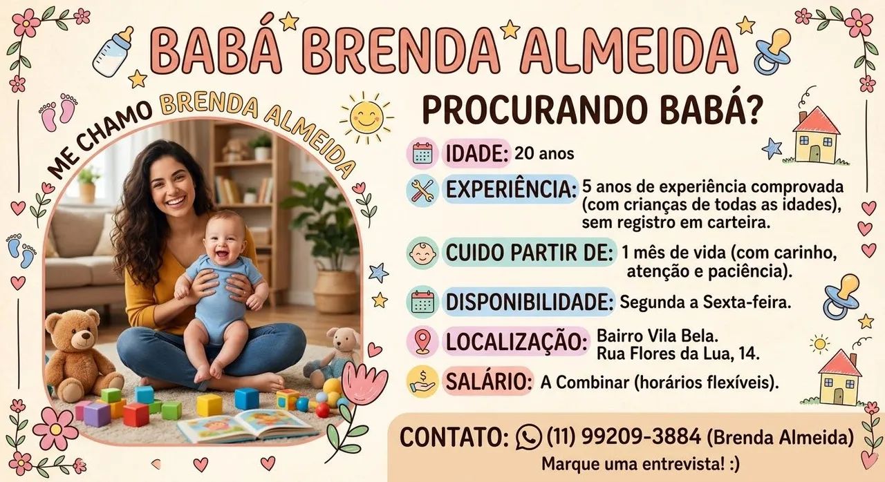 PROCURANDO BABÁ ?
