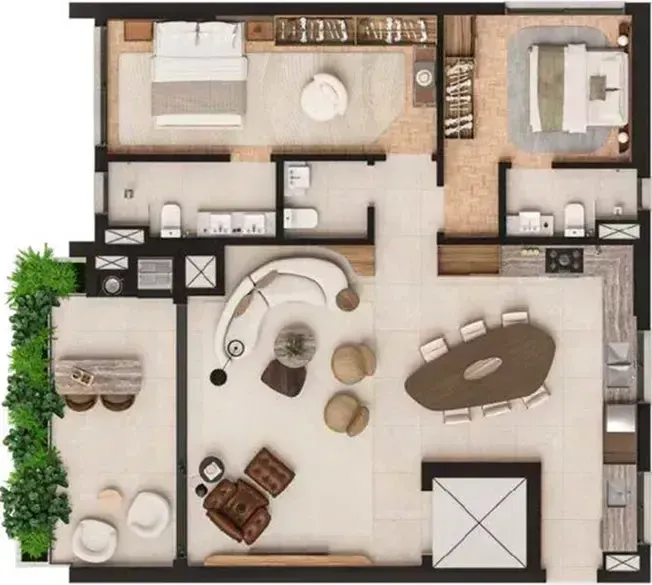PLANTA 117m²