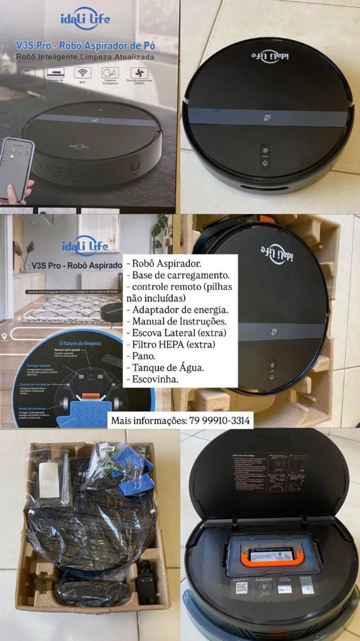 ASPIRADOR PÓ E ÁGUA