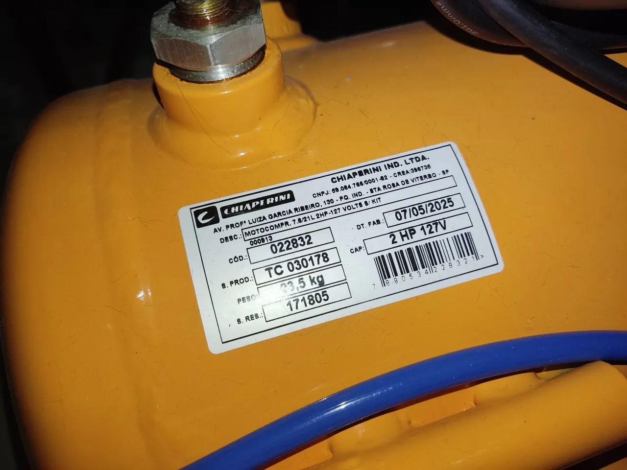 Compressor Chiaperini Com conversor para Aerógrafo - Foto 4