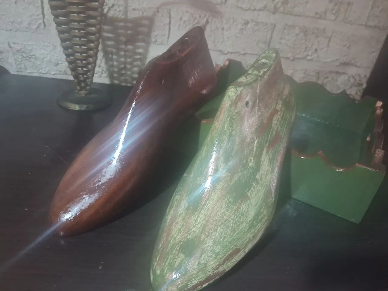 ANTIGUIDADE PARA DECORAÇÃO INDUSTRIAL, RÚSTICA  FORMA/MOLDE DE SAPATEIRO 