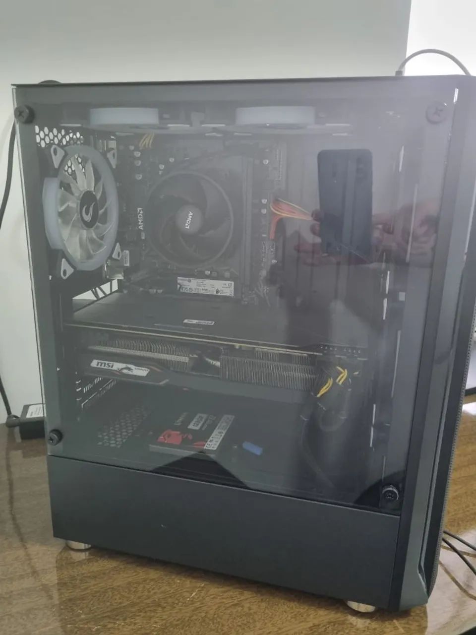 Computador Gamer R5 5500 + RX 5700 XT - Foto 4