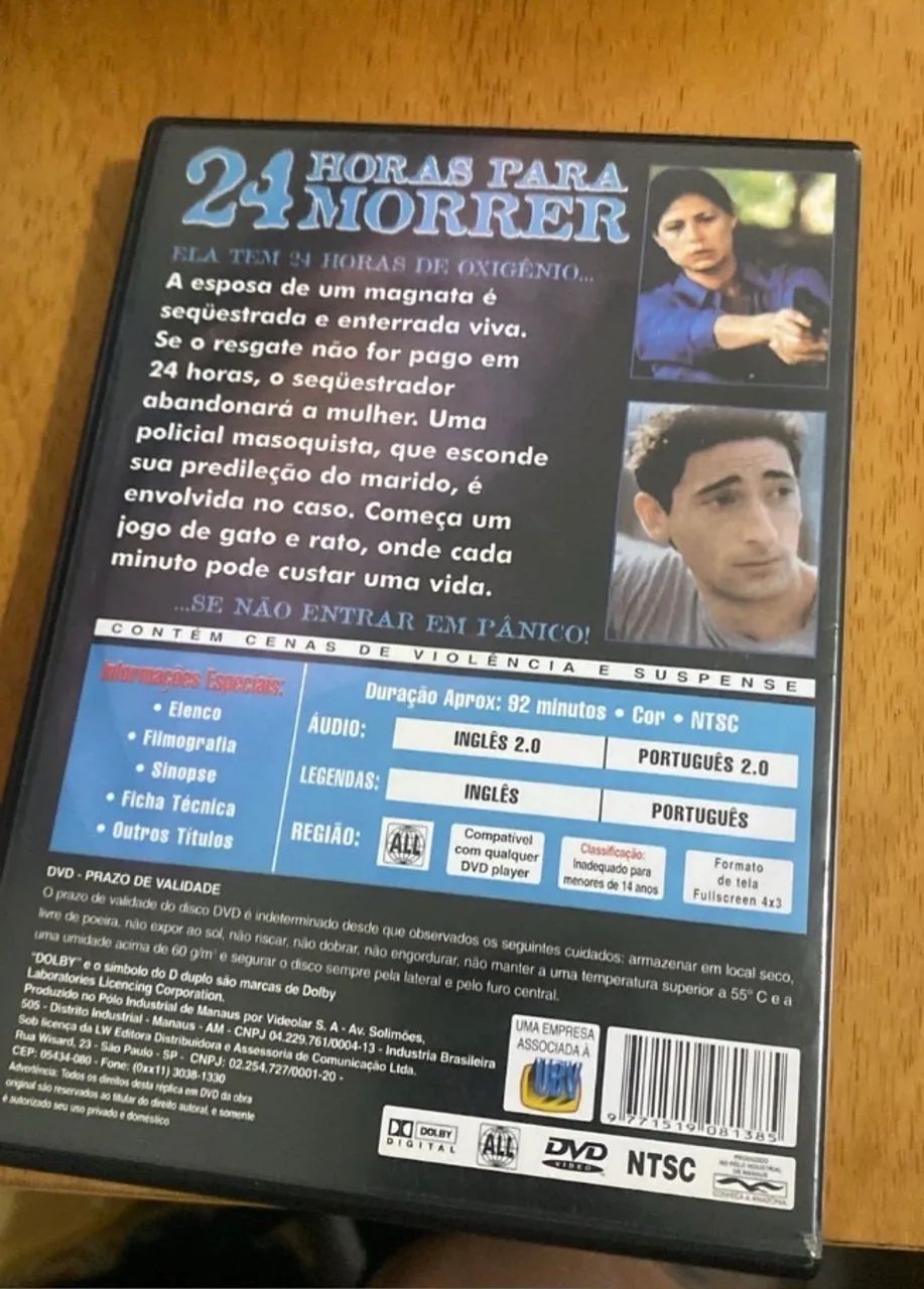 DVD original filme 24hrs para morrer - Foto 3