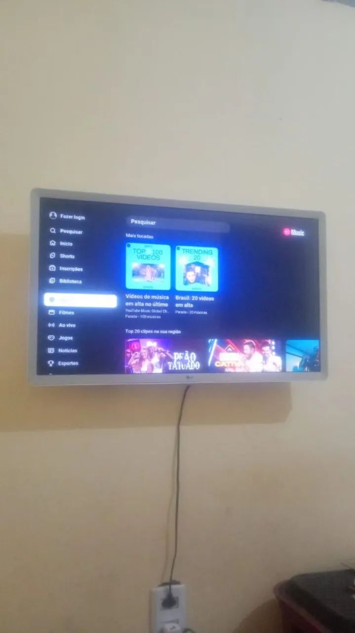 TV LG 32 polegadas smart faço jogo também  - Foto 2
