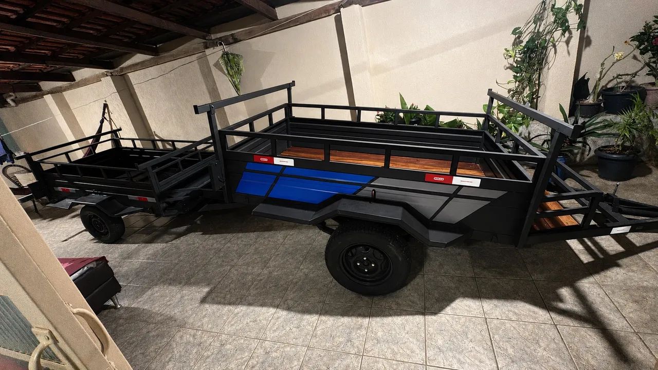 Carretinha feixe de mola