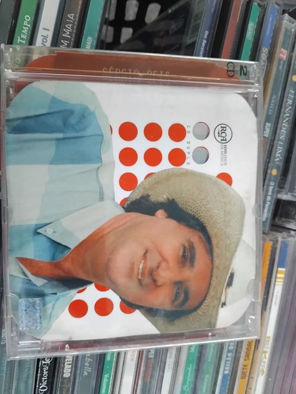 CD Sérgio Reis ,duplo coleção 100 anos  RCA