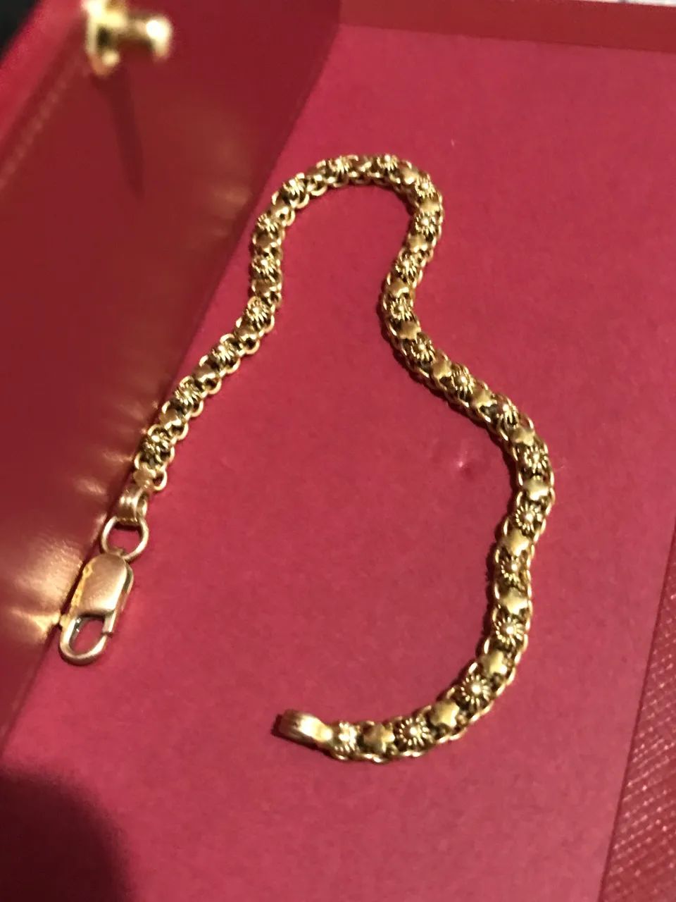 PULSEIRA DE PRATA BANHADO OURO 18k