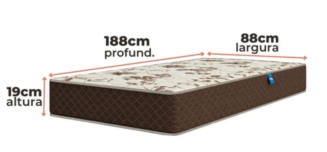 Vendo Cama Box Marquês e Colchão de Solteiro Umaflex - Foto 5