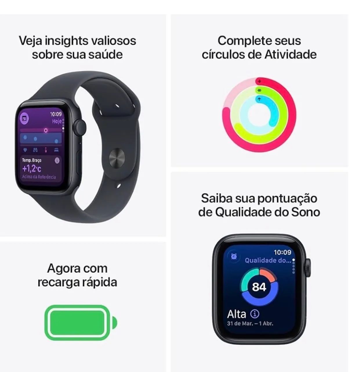 Apple Watch SE 3 com capa - Foto 5
