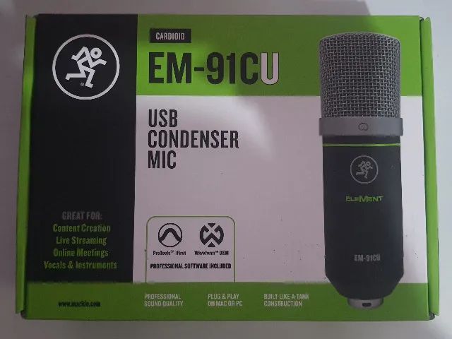 Microfone Condensador USB Mackie EM-91CU