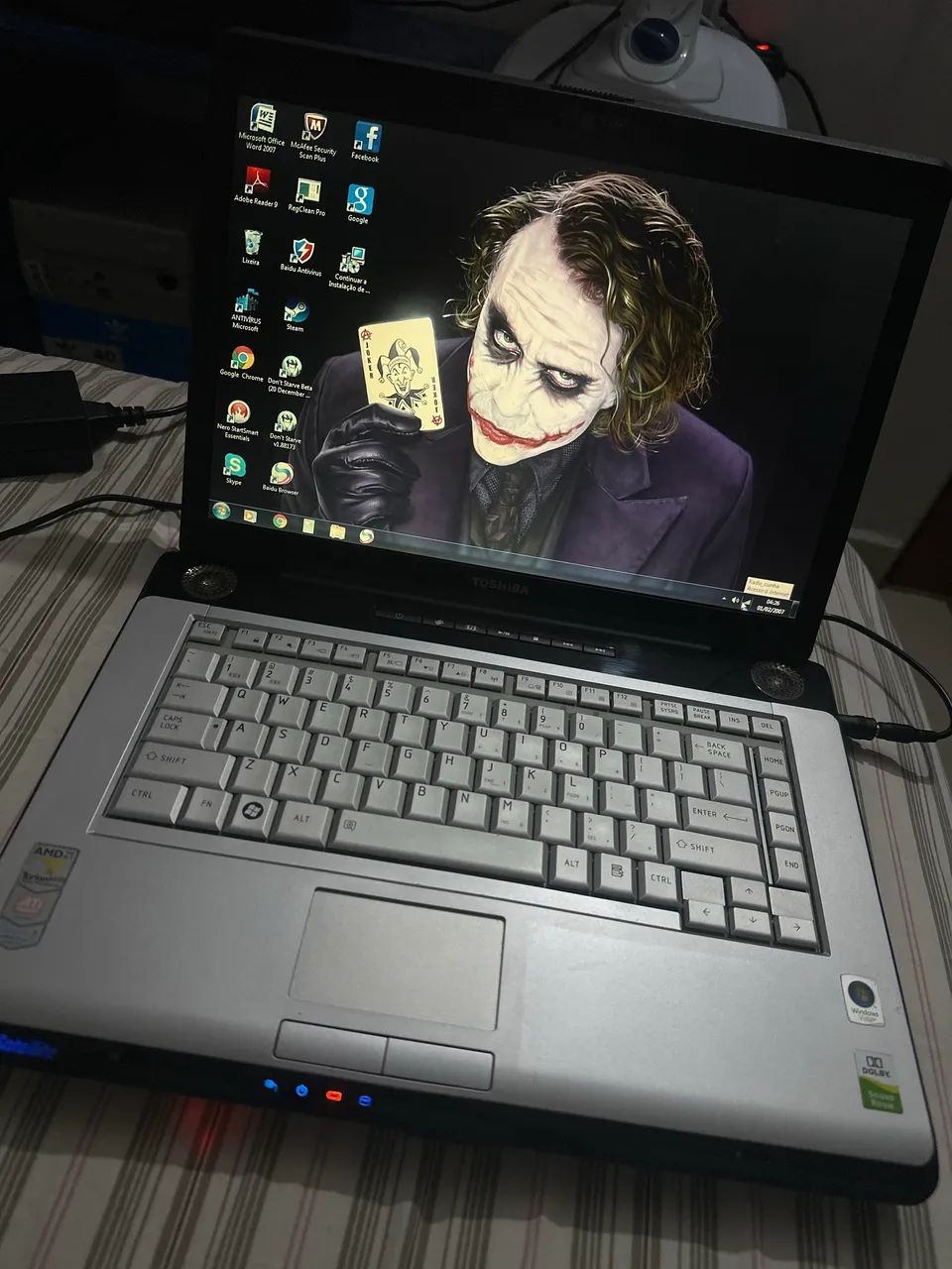 Notebook Toshiba Satellite Conservado + Windows 7 - Funcionando