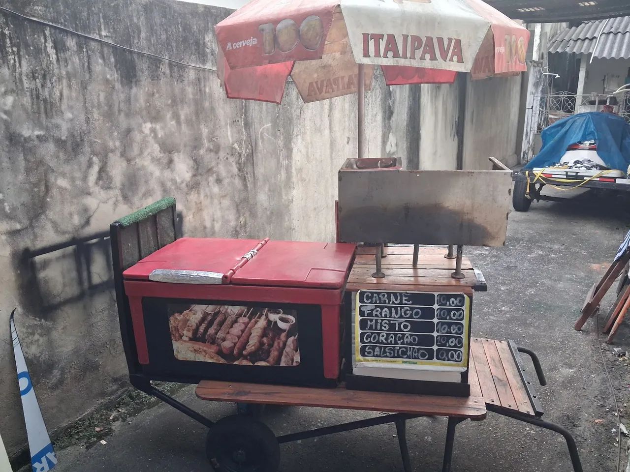 Vendo barraquinha de espetinho