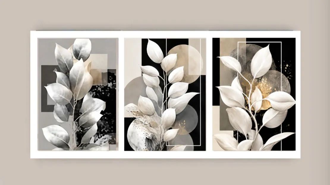 Kit de 3 quadros decorativos  - Foto 2
