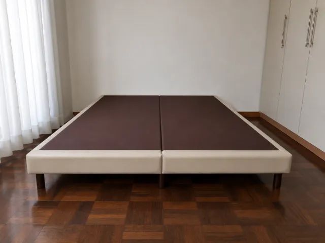 CAMA BOX KING SEM COLCHÃO -  BIPARTIDA - VENDA SEPARADA TAMBÉM  - Foto 2