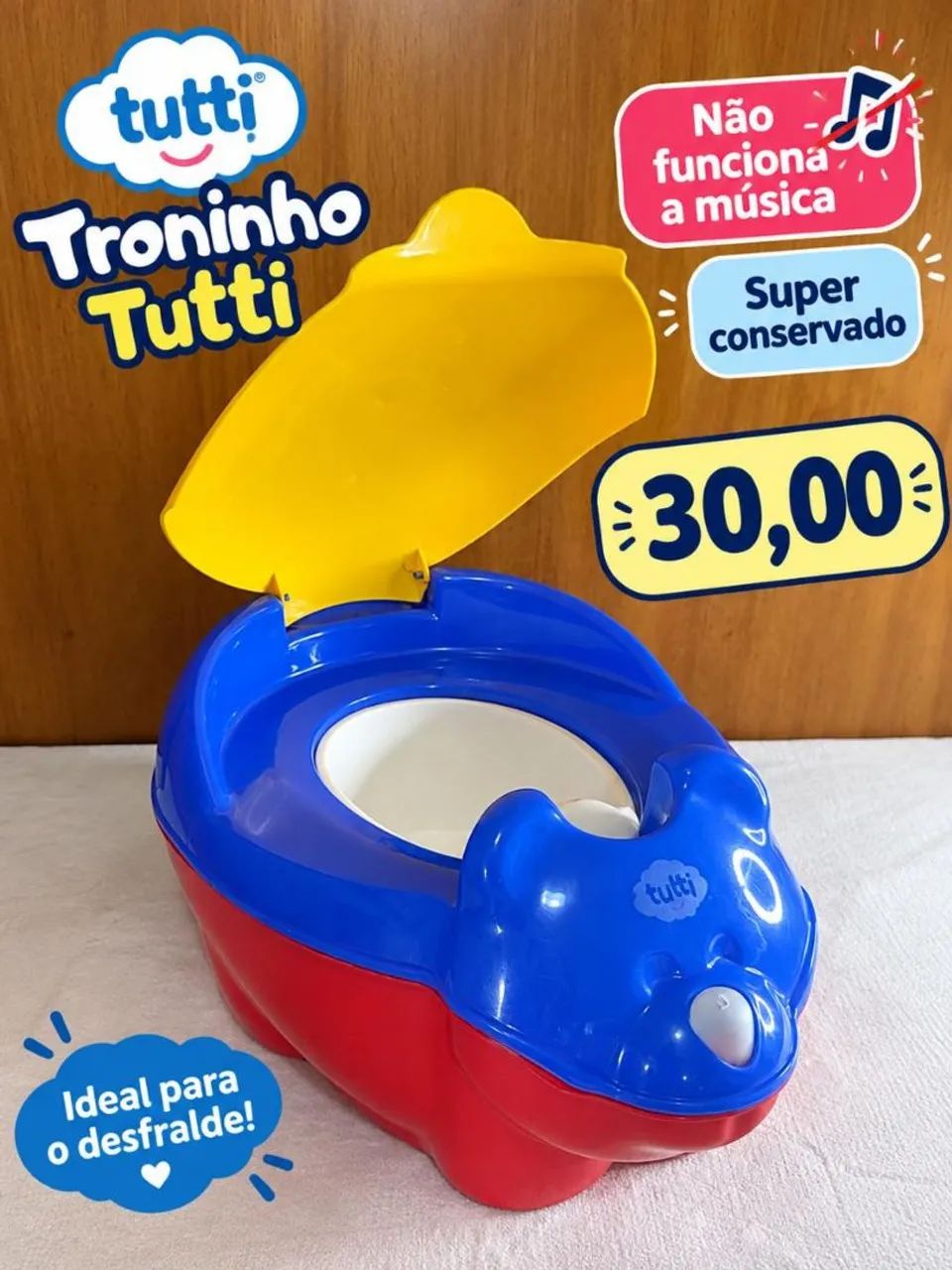 Troninho infantil