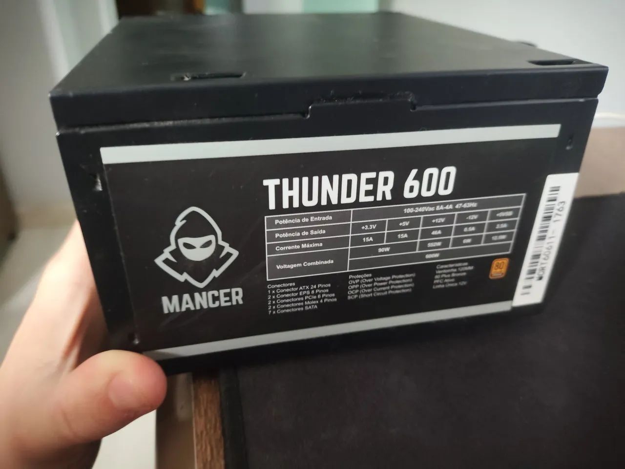 Fonte mancer thunder 600 80+ bronze