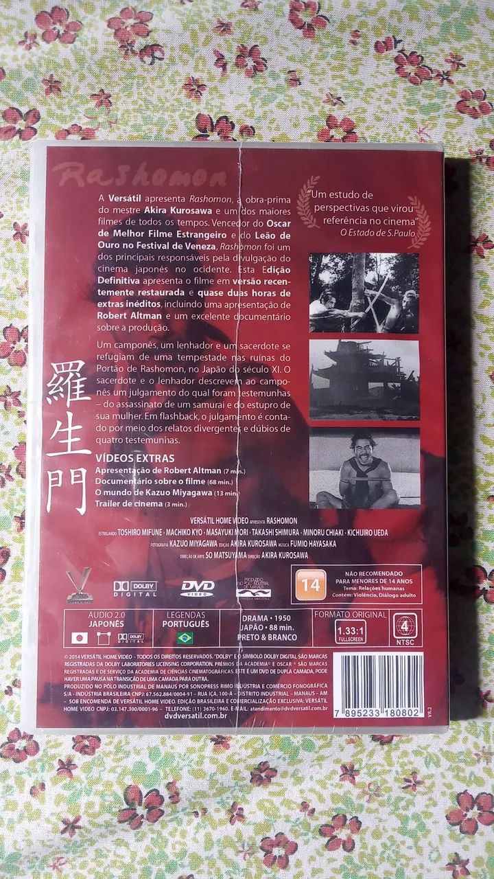 DVD RASHOMON 1950 - KUROSAWA Akira - Edição Definitiva - Foto 3