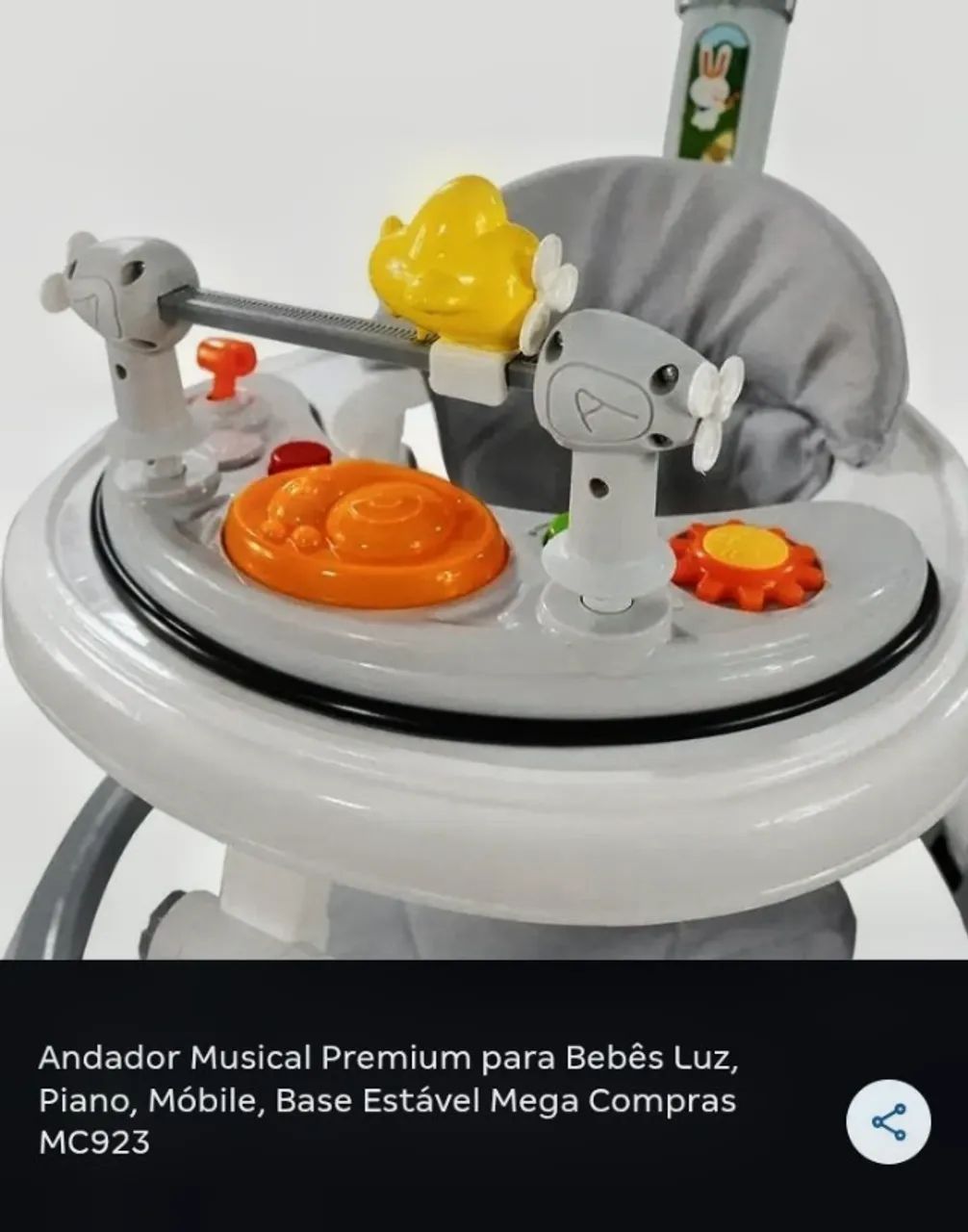 Kit Carrinho Moisés+ BB conforto e Andador - Foto 2