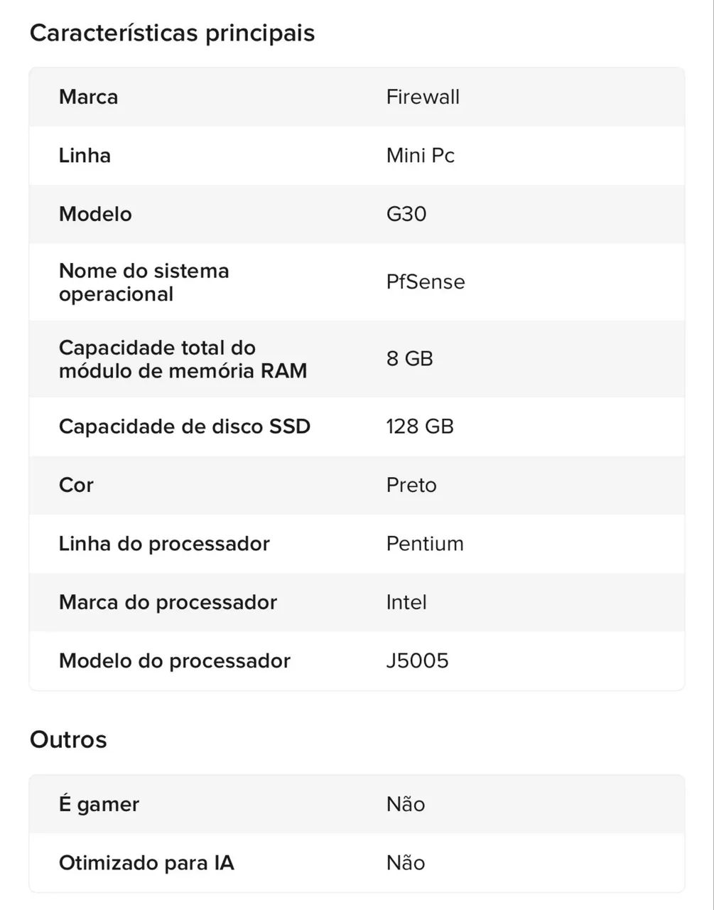 Mini PC Firewall pfSense443789917061140484