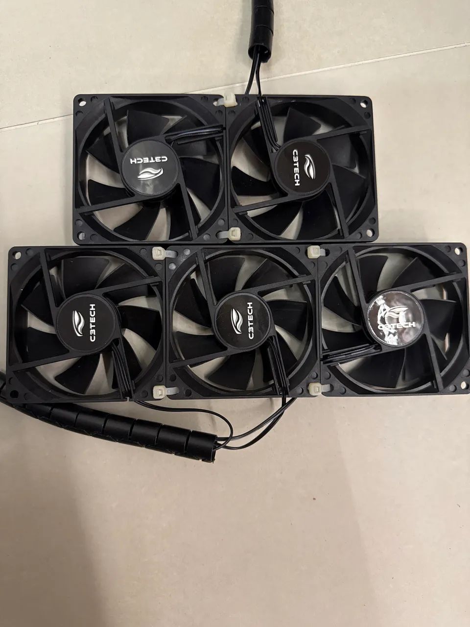 Kit 5 coolers c3tech 80mm