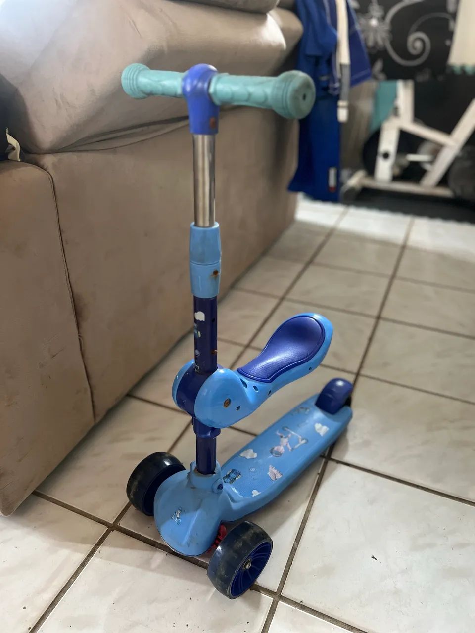 ? Patinete infantil usado à venda - Foto 2