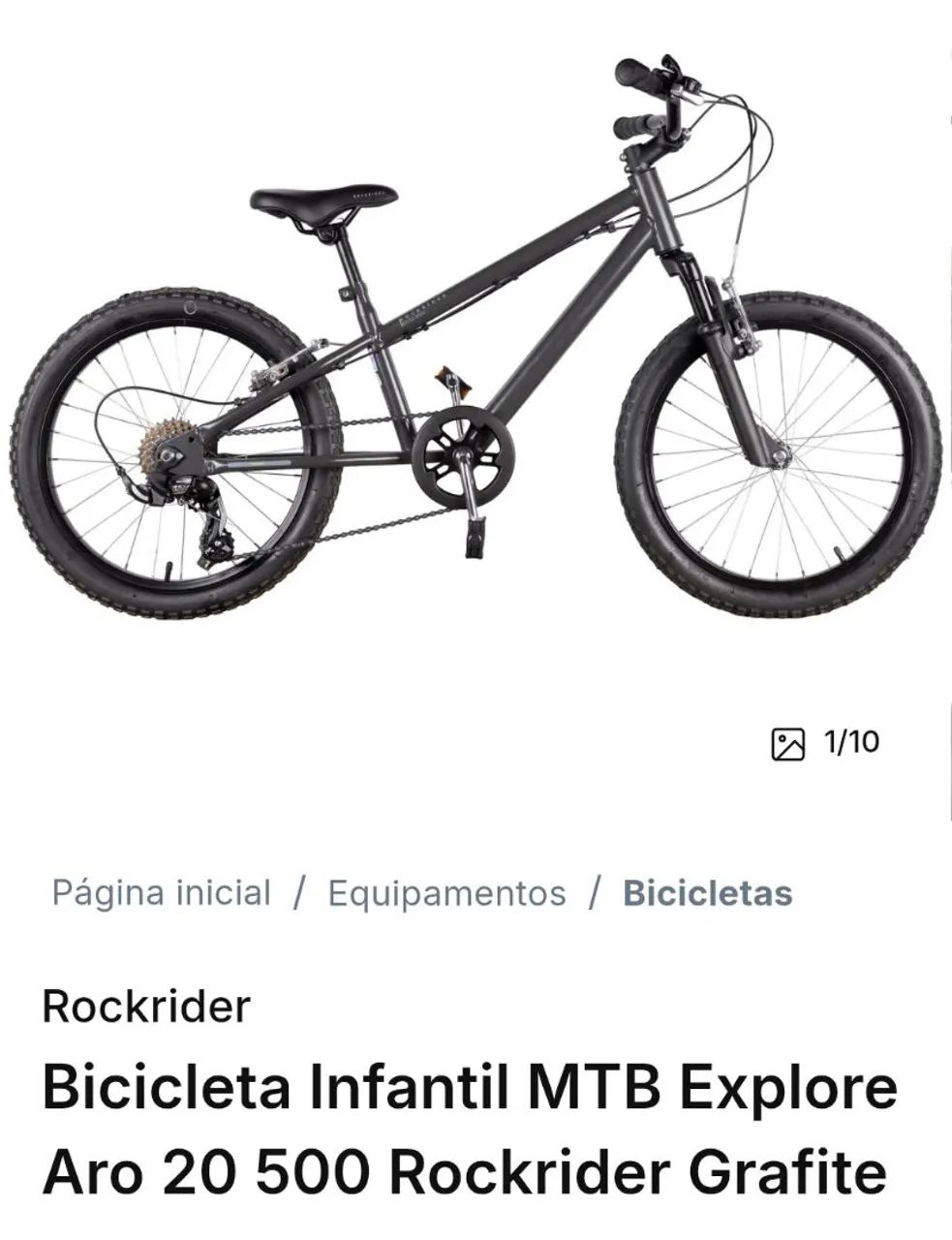 Bicicleta Rockrider aro 20