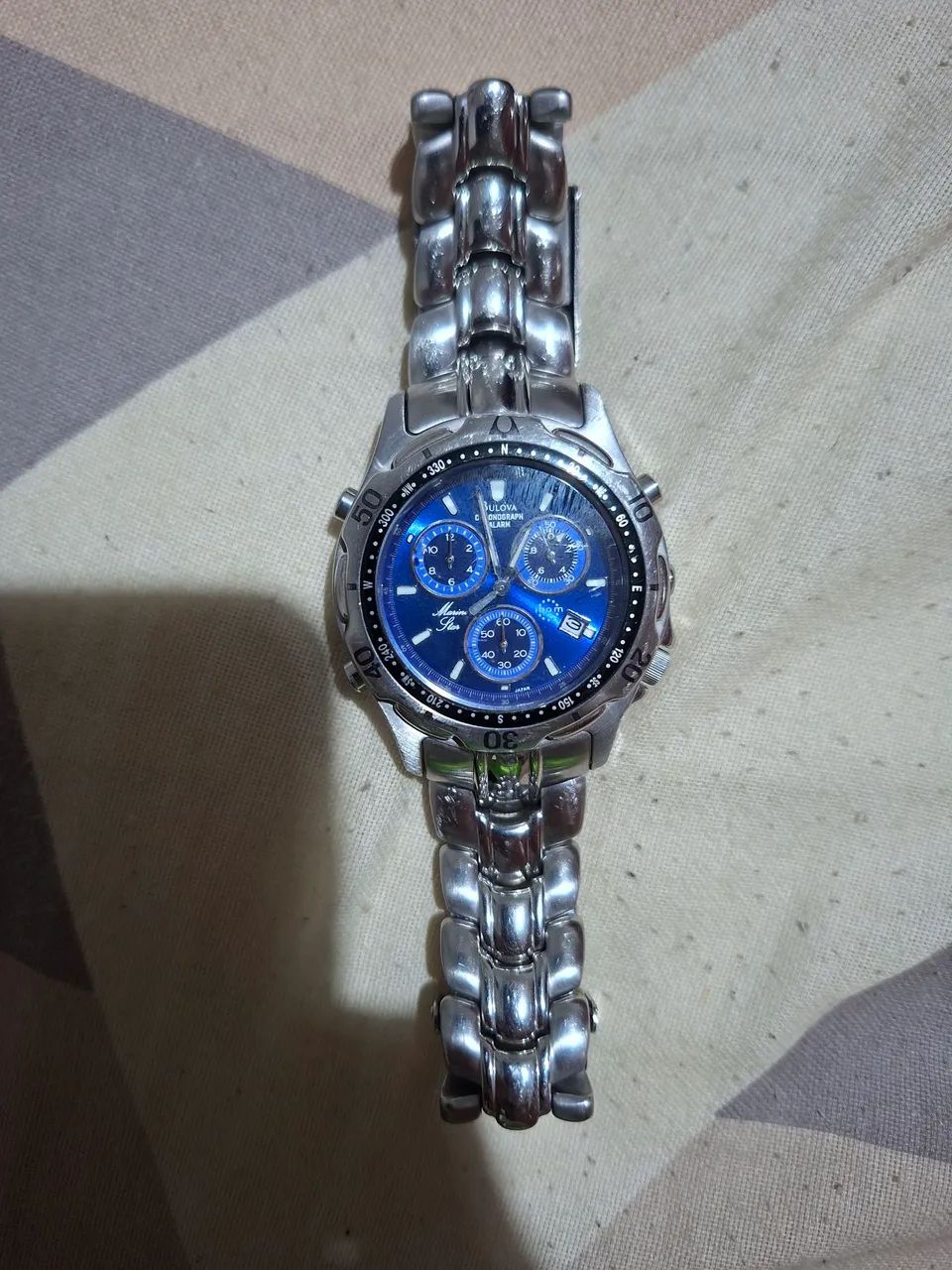 Relógio Bulova Marine Star muito novo funcionando tudo joia muito nova raridade... - Foto 2
