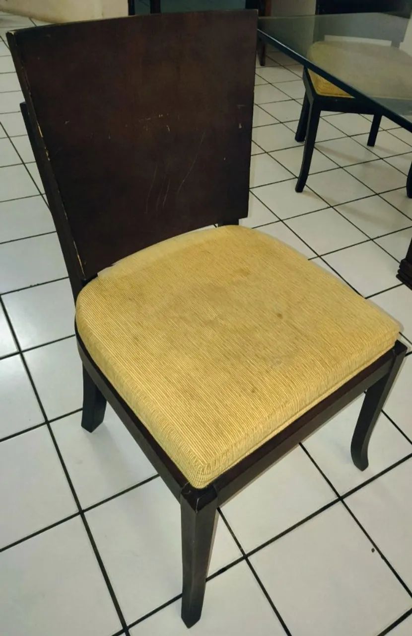 Mesa de vidro temperado com cadeiras65576105220353121