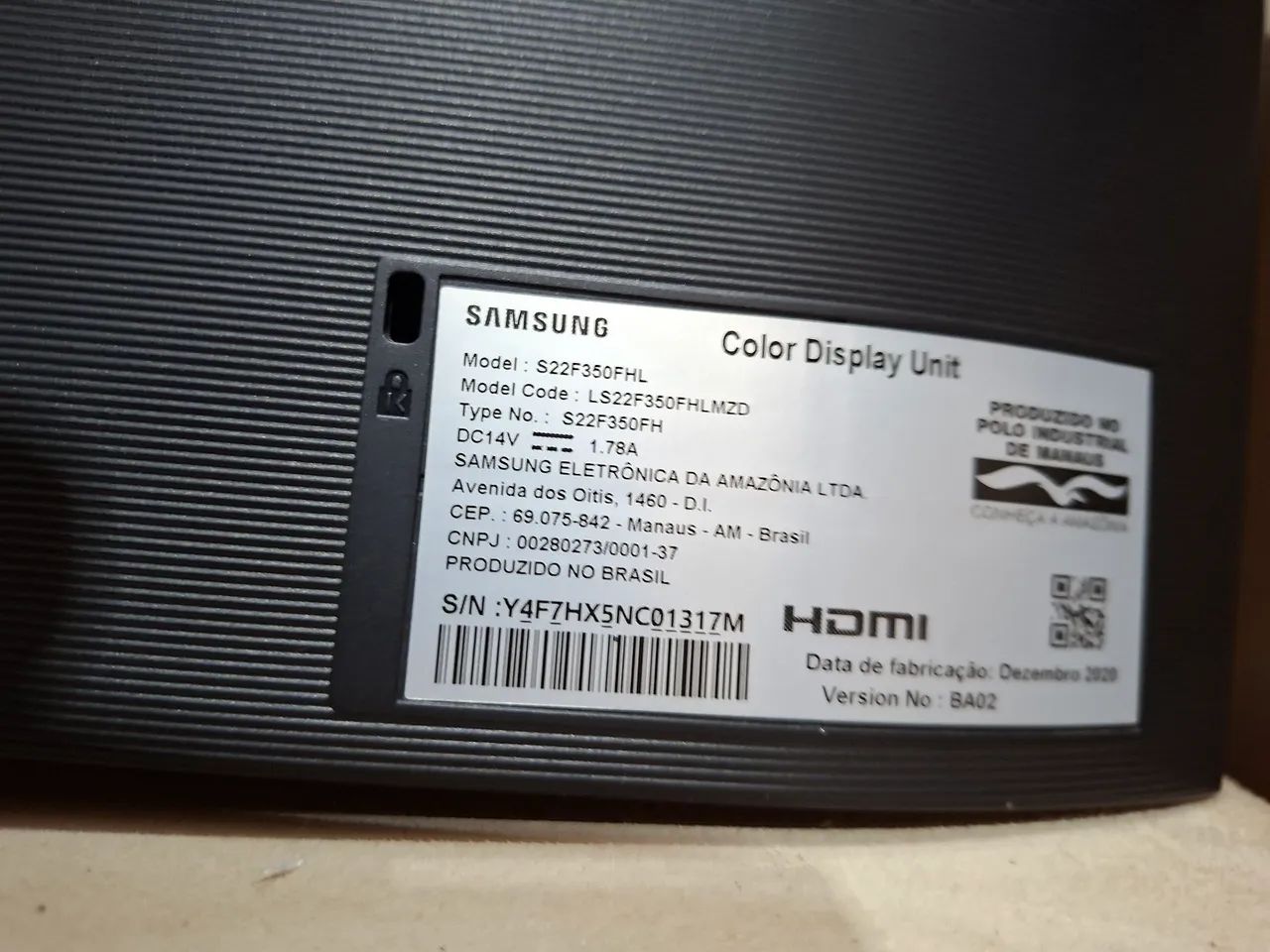Monitor Samsung 21,5 polegadas  - Foto 3
