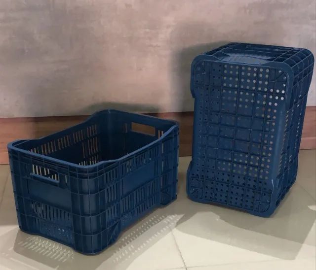 Caixas agrícolas na cor azul R$39,00 a unidade  - Foto 2