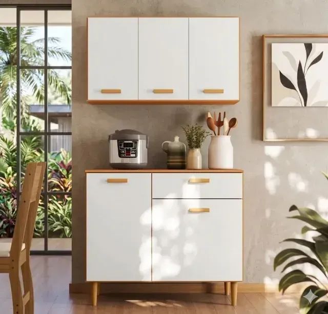 Kit Armário De Cozinha Ester Promoção