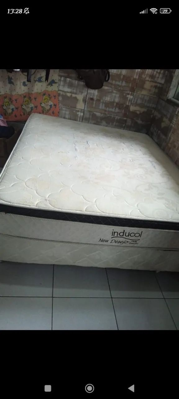 Cama Queen casal molas ensacadas muito boa  - Foto 5
