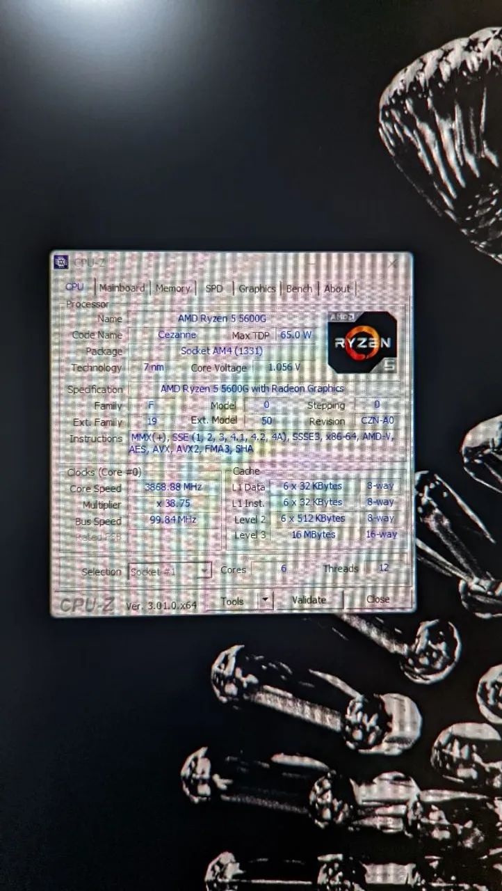 Processador AMD Ryzen 5 5600G | USADO! - Foto 4