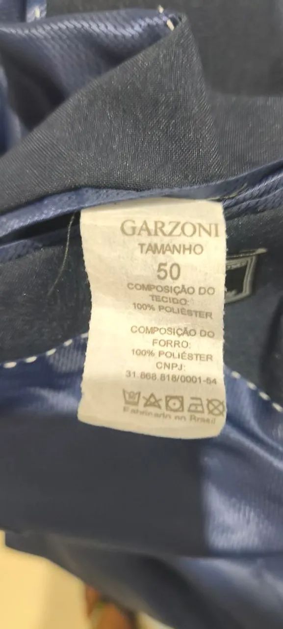 terno masculino completo azul marinho - Foto 2