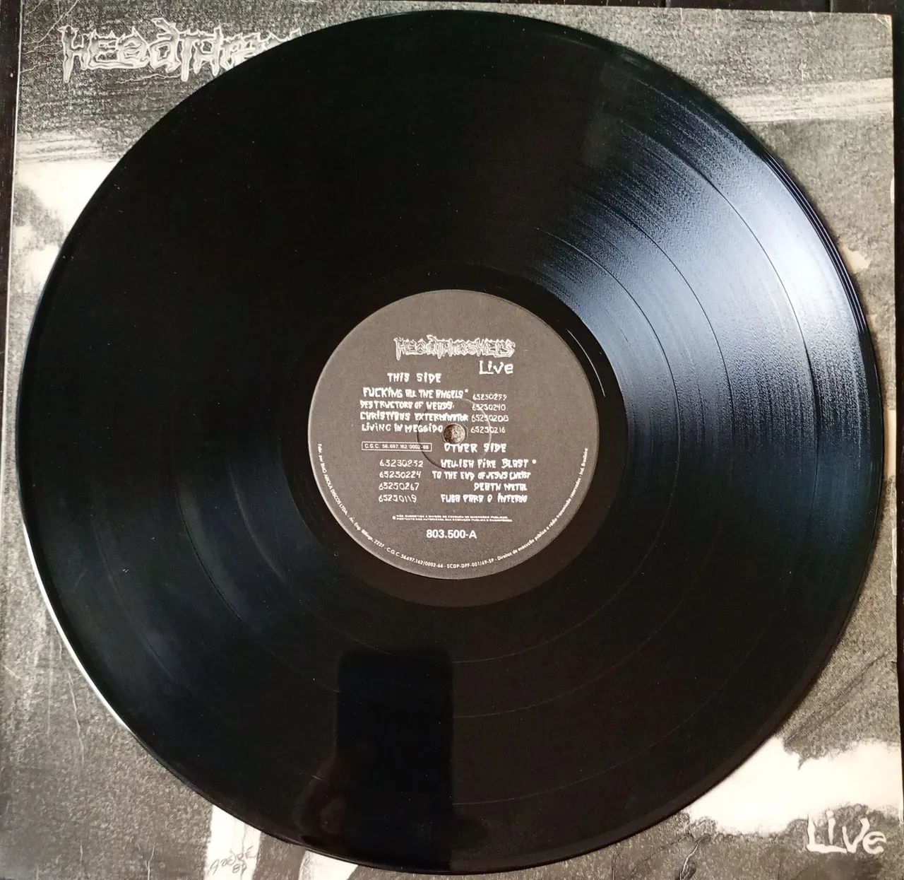 LP HEADTHRASHERS Live Com Encarte Disco De Vinil  - Foto 5