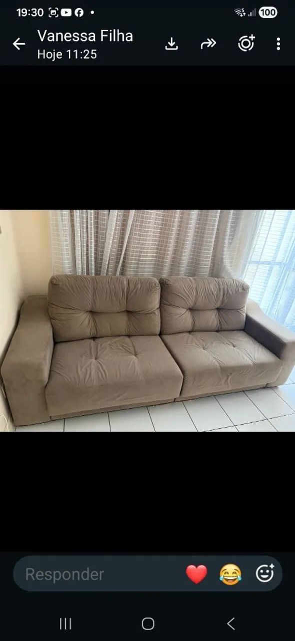 Vendo sofá retrátil 2 lugares